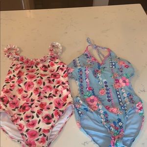 Two girls swim suits size 12